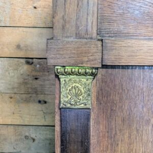 Kabinettschrank, Eiche massiv, um 1800 – Bild 2