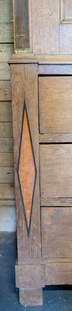 Kabinettschrank, Eiche massiv, um 1800