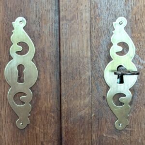 Kabinettschrank, Eiche massiv, um 1800 – Bild 7