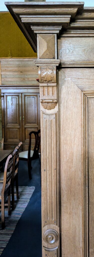 Kleiderschrank, Eiche massiv, Gründerzeit