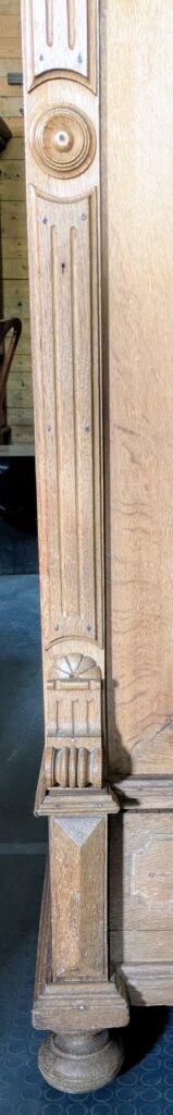 Kleiderschrank, Eiche massiv, Gründerzeit