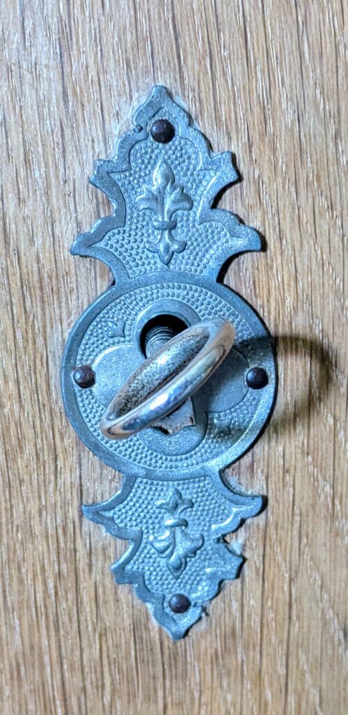 Kleiderschrank, Eiche massiv, Gründerzeit – Bild 8