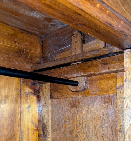 Eichenschrank, massiv, Biedermeier