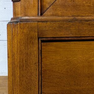Eichenschrank, massiv, Biedermeier – Bild 7