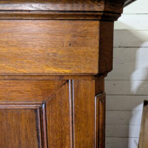 Eichenschrank, massiv, Biedermeier – Bild 8