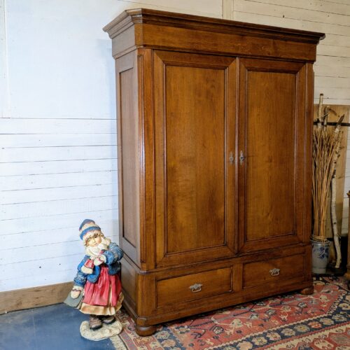 Eichenschrank, massiv, Biedermeier