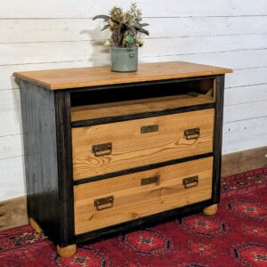 Kommode, Weichholz, um 1900, Vintage